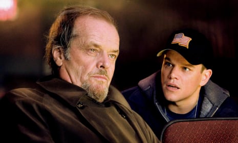 Jack Nicholson and Matt Damon in the Departed in 2006. Nicholson announced his retirement in 2013 reportedly due to memory issues. 