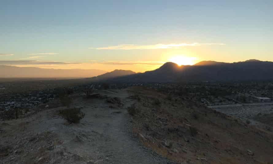 Sunrise at the Hike to the Cross, Palm Desert, Greater Palm Springs.