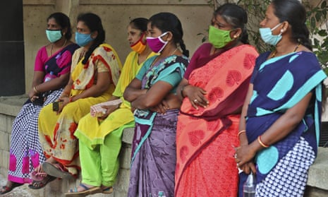 Domestic workers in India, many of whom have lost their jobs after the coronavirus outbreak