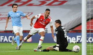 Arsenal 2 0 Manchester City Fa Cup Semi Final As It Happened Football The Guardian