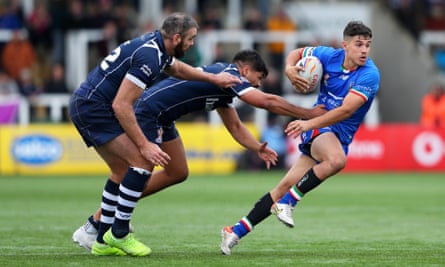 Radean Robinson en action contre l'Ecosse.