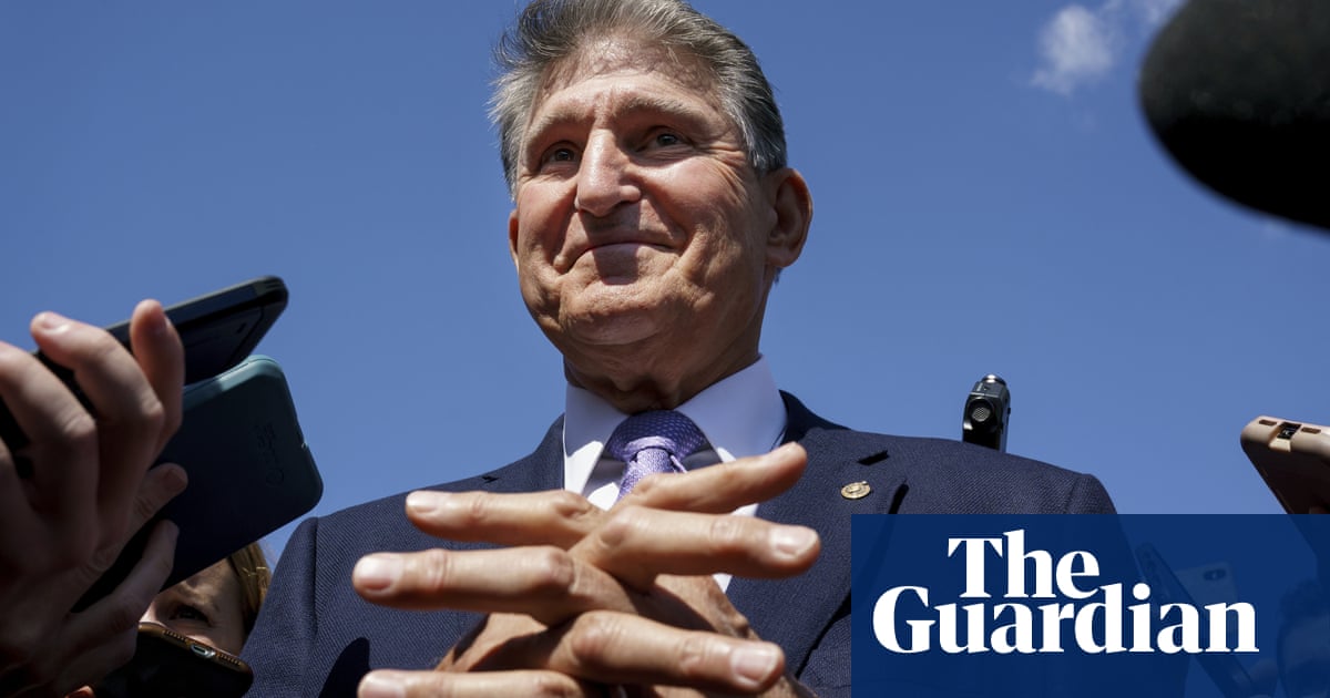 ‘He’s a villain’: Joe Manchin attracts global anger over climate crisis