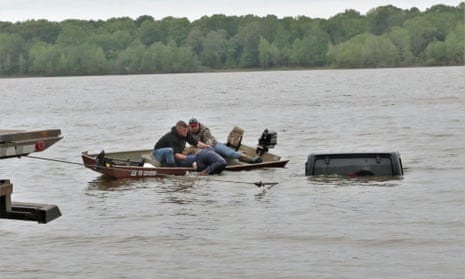 Missing woman found alive in vehicle submerged in Texas lake | Texas | The Guardian