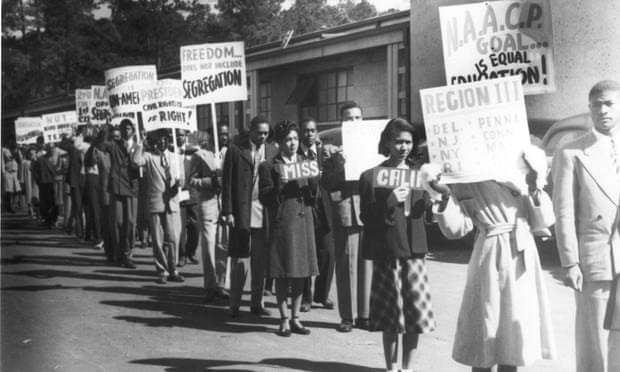 A civil rights protest shown in The Soul of America