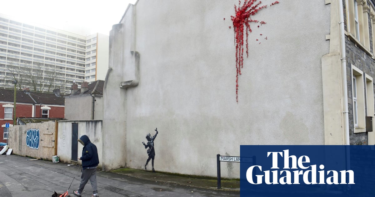 Valentine’s Day art in Bristol confirmed by Banksy as his work