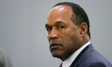 OJ Simpson appears in a courtroom for his preliminary hearing in Las Vegas.