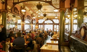 Counter culture: the lavish interior of Café Majestic.