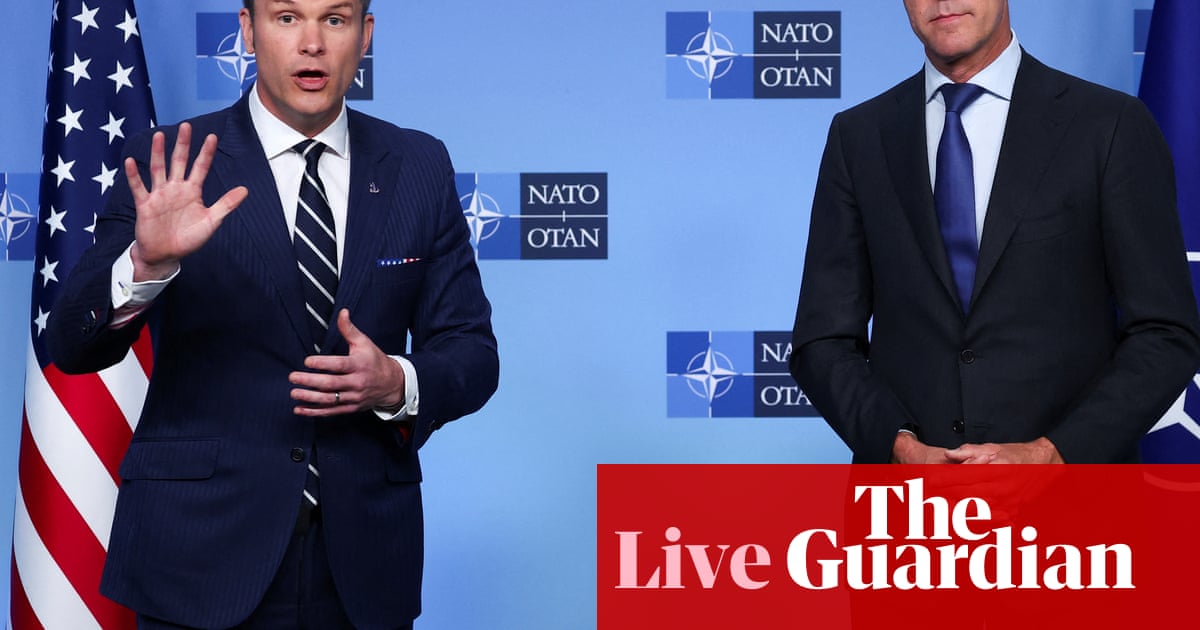Nato security spending of 5% GDP will happen', says Hegseth ahead of Brussels meeting Europe live