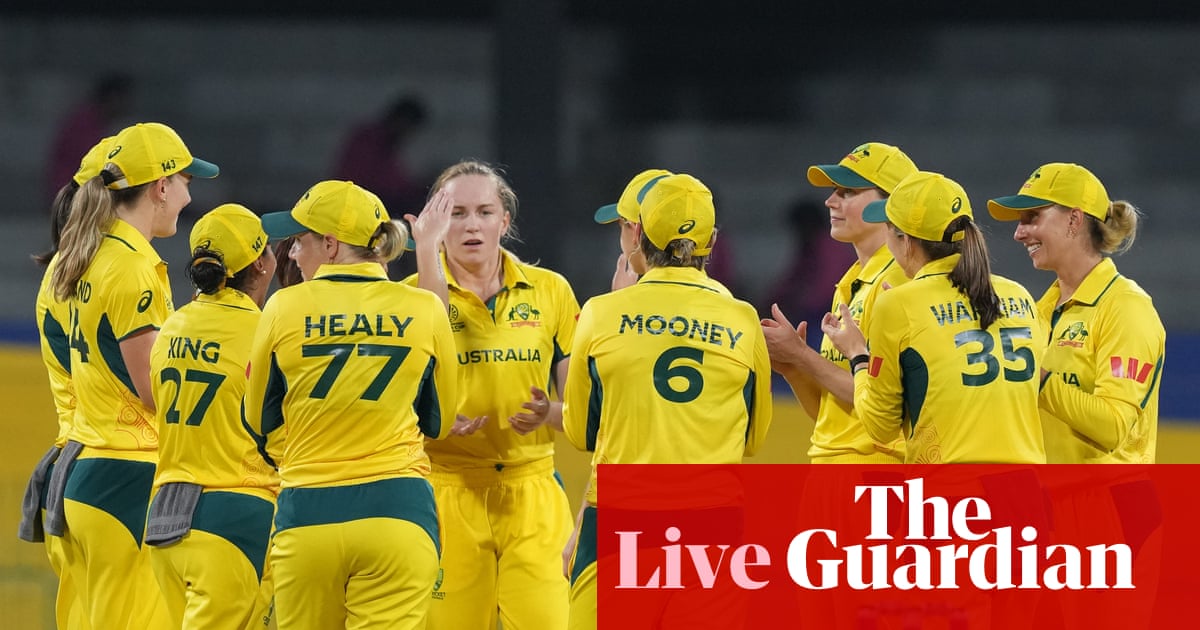 Women's Cricket World Cup: Australia v India live