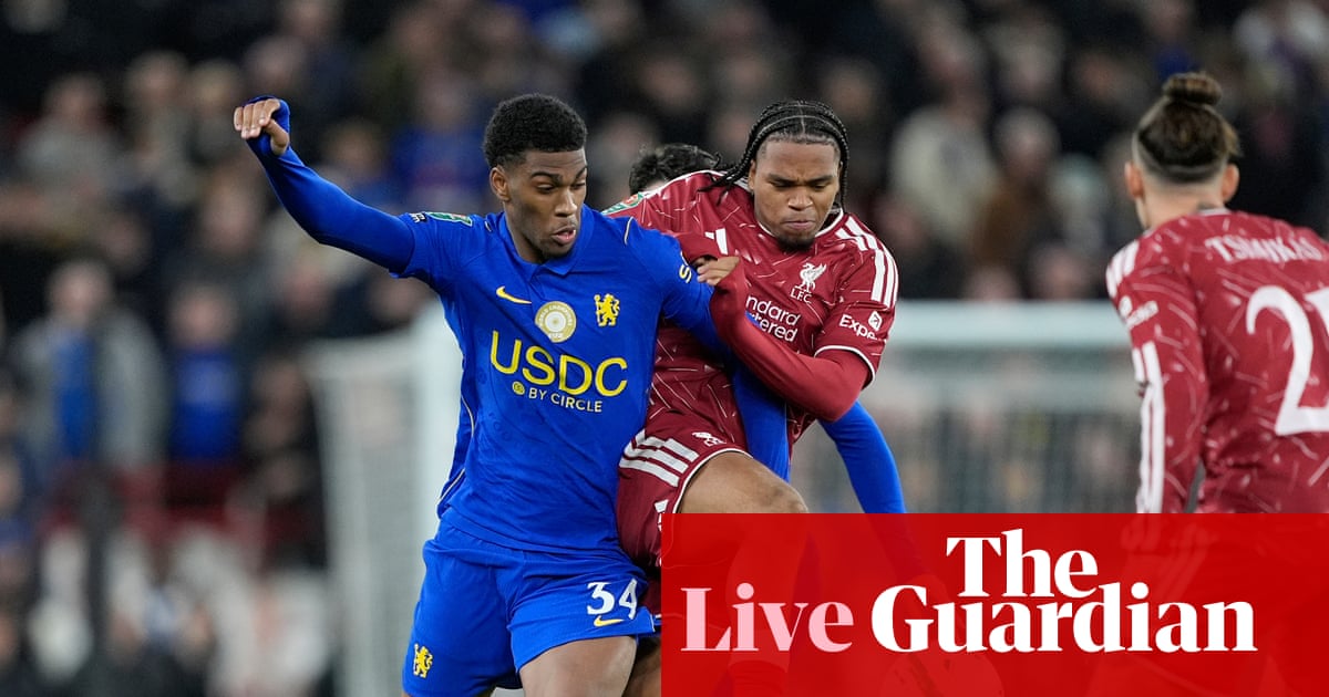 Liverpool v Chelsea: Carabao Cup fourth round – live