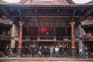 ‘It is easy to get caught up in the magic of the space’ … technical rehearsals for Hamlet.