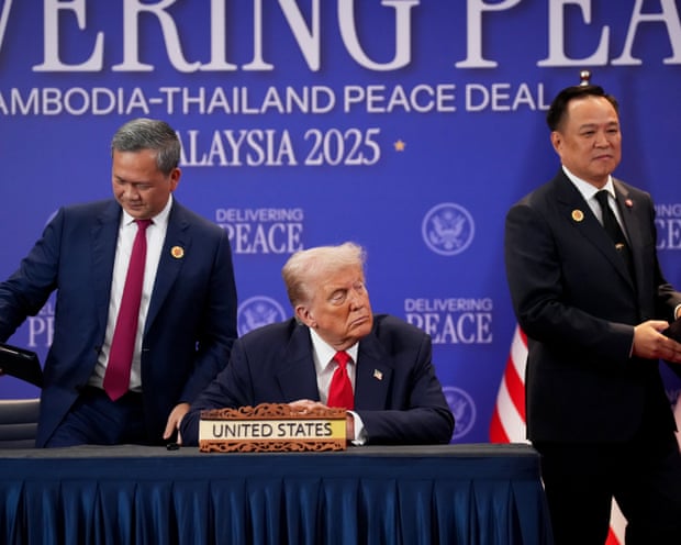 Trump presiona a Tailandia para que se comprometa nuevamente con el alto el fuego en Camboya con la «amenaza de aranceles». Trump presiona a Tailandia para que se comprometa nuevamente con el alto el fuego en Camboya con la «amenaza de aranceles».