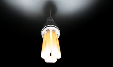 Energy-efficient domestic lightbulb