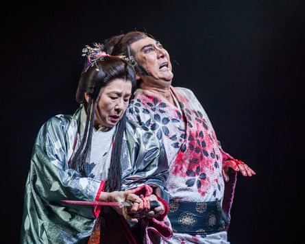 Yuko Tanaka and Masachika Ichimura in a production by Yukio Ninagawa at the Barbican in 2017.