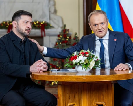 Ukraine war briefing: Dispute over second world war army unit threatens to divide Poland and Ukraine