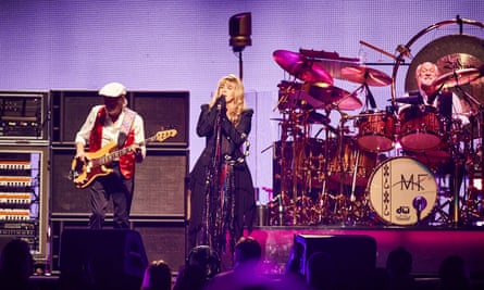 John McVie, Stevie Nicks and Mick Fleetwood in Sydney, 22 October 2015