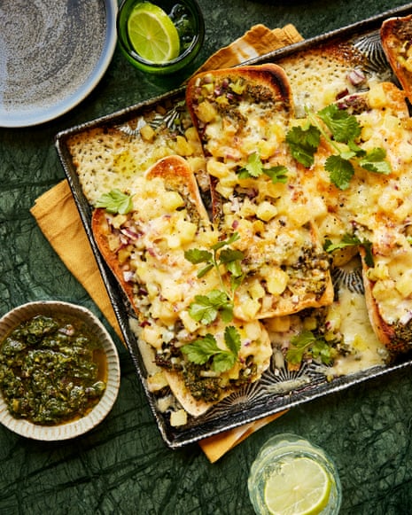 Georgina Hayden's recipe for Bombay chilli cheese ciabatta