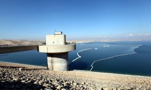 A view a section of the Mosul Dam in northern Iraq.