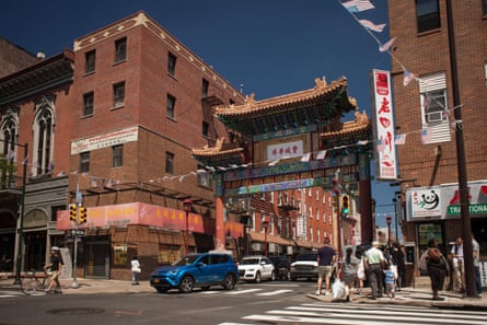 Chinatown Gate in Chinatown, Philadelphia.