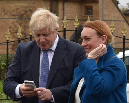 Boris Johnson and Shelley Williams-Walker