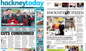 The rivals: the fortnightly council-run Today versus the independent monthly Citizen.