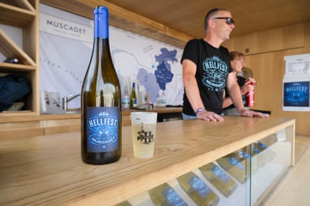 Hellfest-branded muscadet wine.