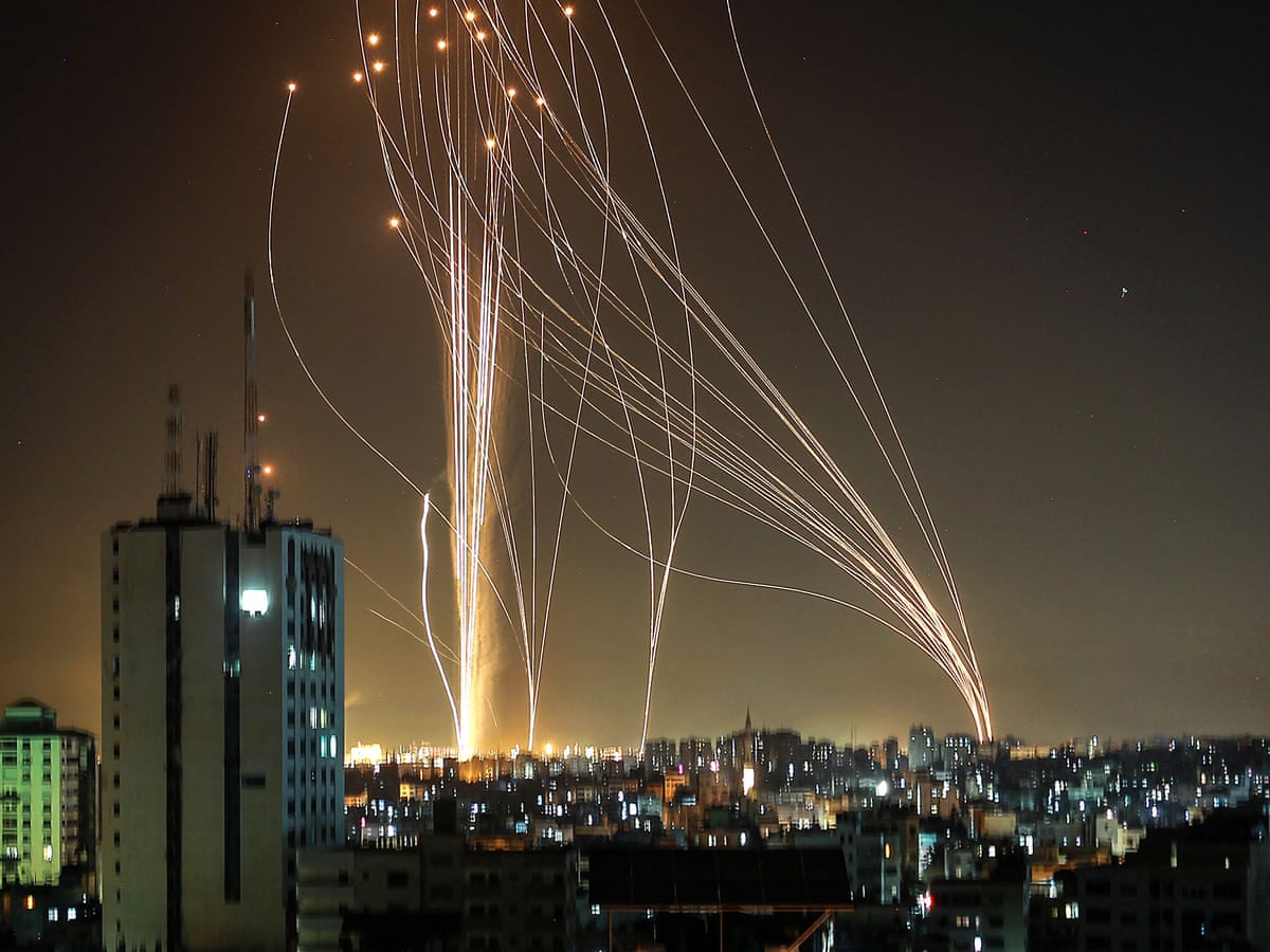 All I Saw Was Fire Rockets Fracture The Sense Of Safety In Tel Aviv Israel The Guardian