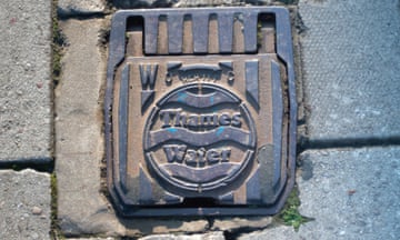A Thames Water drain cover in Windsor
