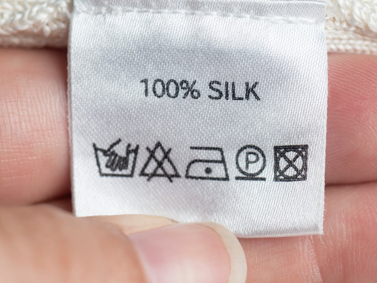 silk dress care label Wedding Dress Care Labels - All the Important Parts