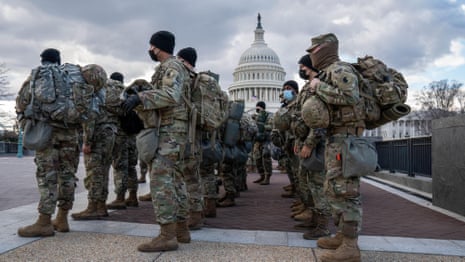 US Capitol on security lockdown ahead of Biden inauguration – video