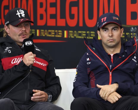 Cadillac name Sergio Pérez and Valtteri Bottas as drivers for debut F1 season | Formula One | The Guardian