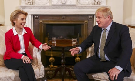 Johnson S First Meeting With Von Der Leyen Lays Trade Deal Faultlines Bare Brexit The Guardian