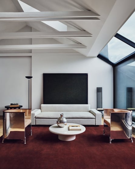 An interior setting with Nordic Knots Grand Rug