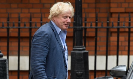 Former foreign secretary Boris Johnson in London on 11 July. Donald trump said he would make ‘a great prime minister’.