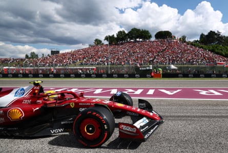 Lewis Hamilton during qualifying