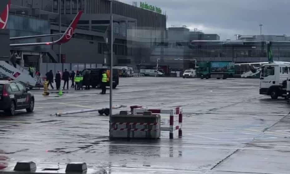 Lisa Smith arrives at Dublin airport