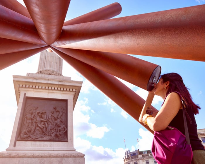 ‘I always wondered what it would be like up there’: artist Paul Cocksedge on his Nelson’s-eye view of London