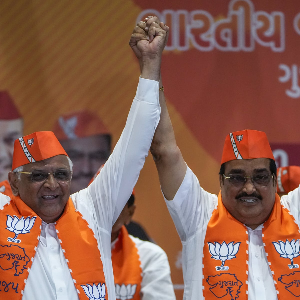 Modi's BJP clinches landslide election victory in Gujarat | India | The Guardian Modi's BJP clinches landslide election victory in Gujarat | India | The Guardian