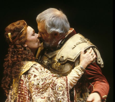 Judi Dench with Anthony Hopkins as Mark Antony