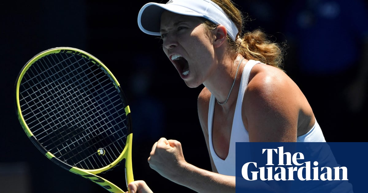 Danielle Collins ends year of pain by reaching Australian Open quarter-final