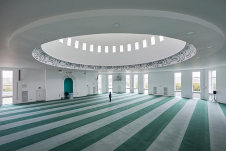 3 April: The Baitul Futuh mosque, the largest in western Europe, empty at Friday prayer time during the first full week of the lockdown.