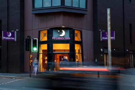 A Premier Inn Hotel is seen in Liverpool City Centre.