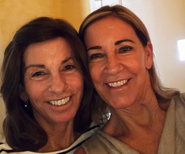 Chris Evert and her sister Jeanne Evert Dubin.