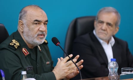 Iran’s Revolutionary Guards commander, Hossein Salami.