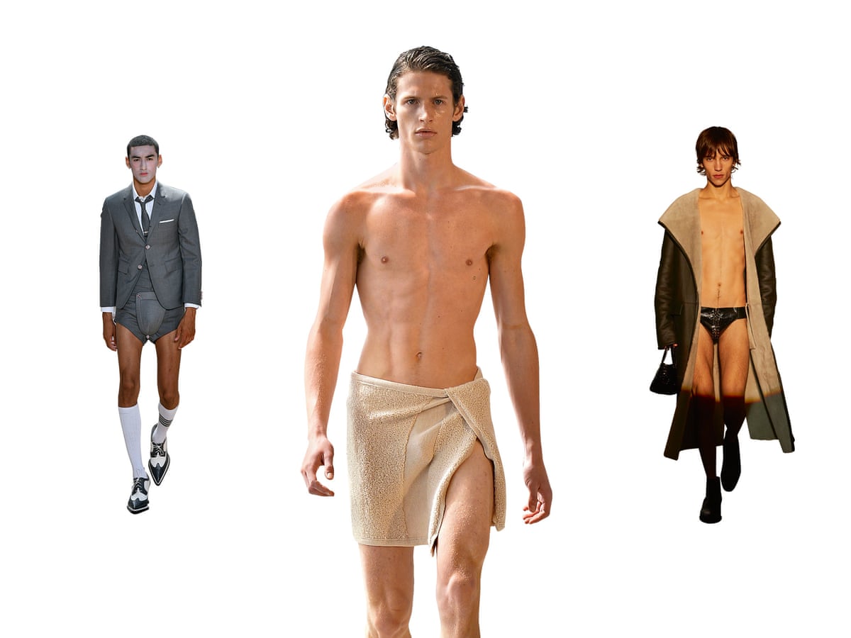 Oh My Goodness From Jockstraps To Codpieces How Menswear Got Sexy Fashion The Guardian Mens Fashion Show 2022 Featuring Underwear And Cod Codpiece