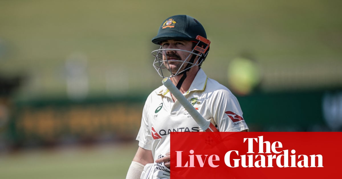 South Africa v Australia: first men’s cricket Test, day four – live