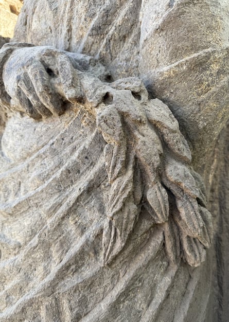 A detail from the statue.