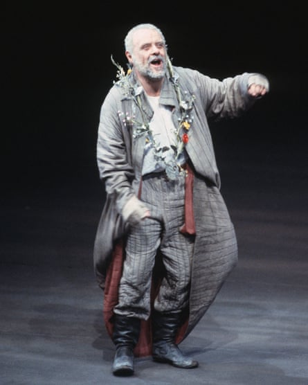 Antony Hopkins as Lear in 1986.