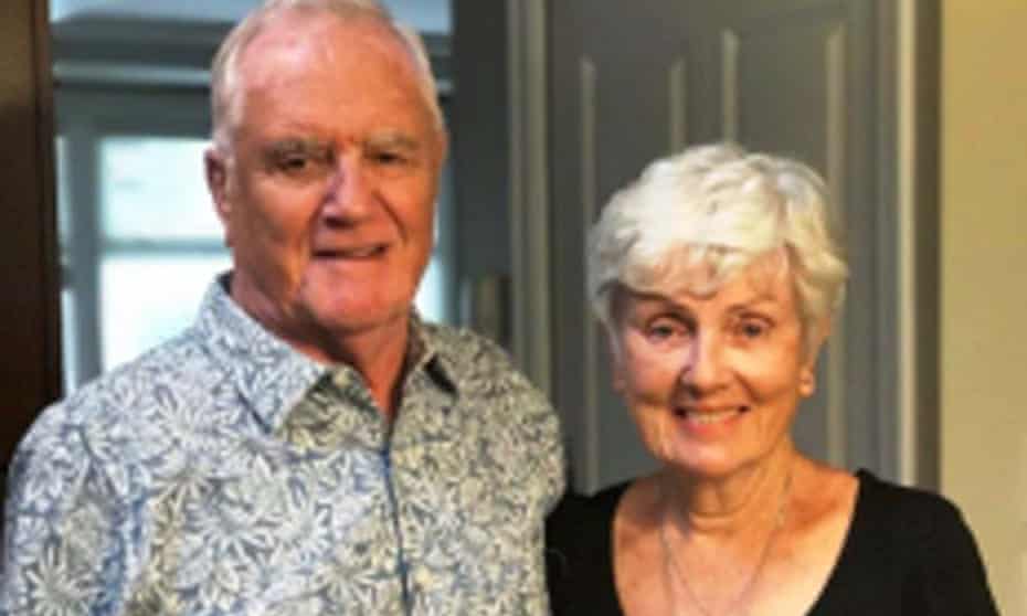 Ian Moore Wilson with his wife Valerie, who survived.