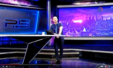 Giorgi Gabunia on Georgia’s Rustavi 2 TV station.
